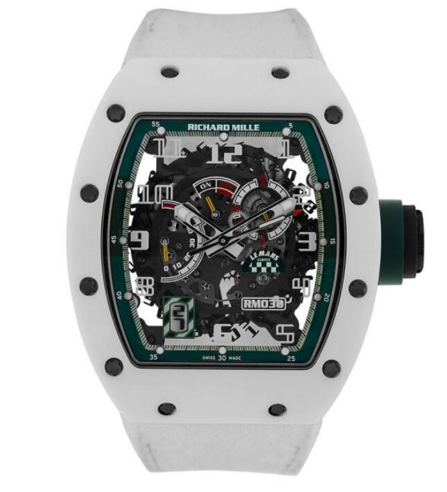 replica Richard Mille RM030 Le Mans White ATZ Ceramic watches for sale